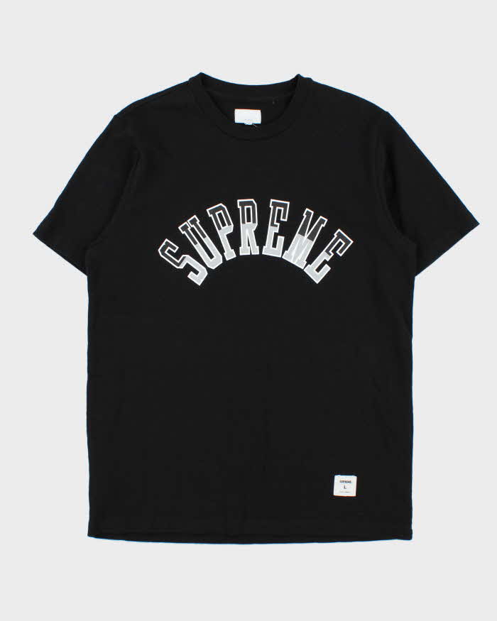 SS 2017 Supreme Arc Logo Black T-Shirt - L