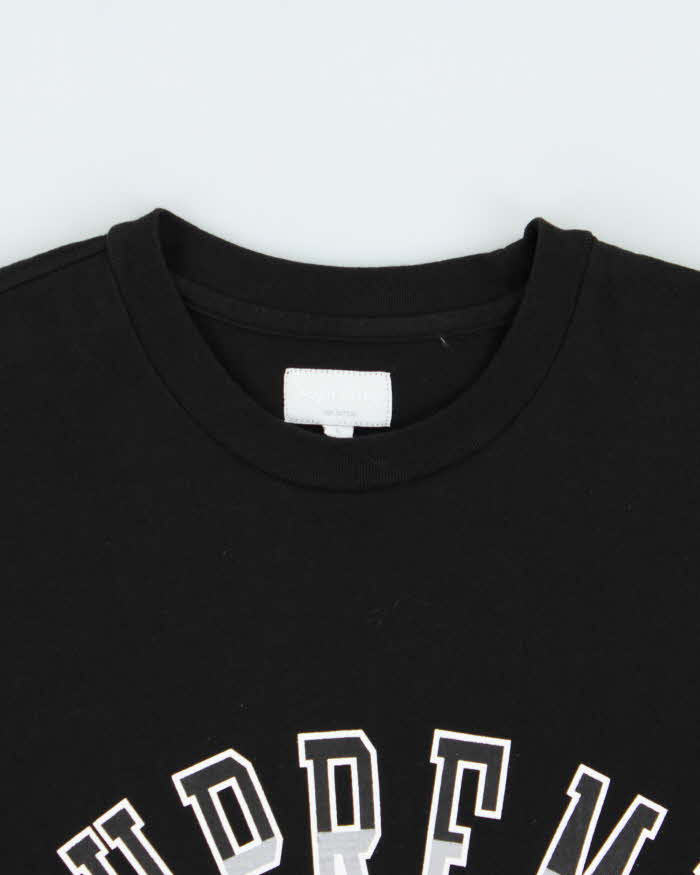 SS 2017 Supreme Arc Logo Black T-Shirt - L