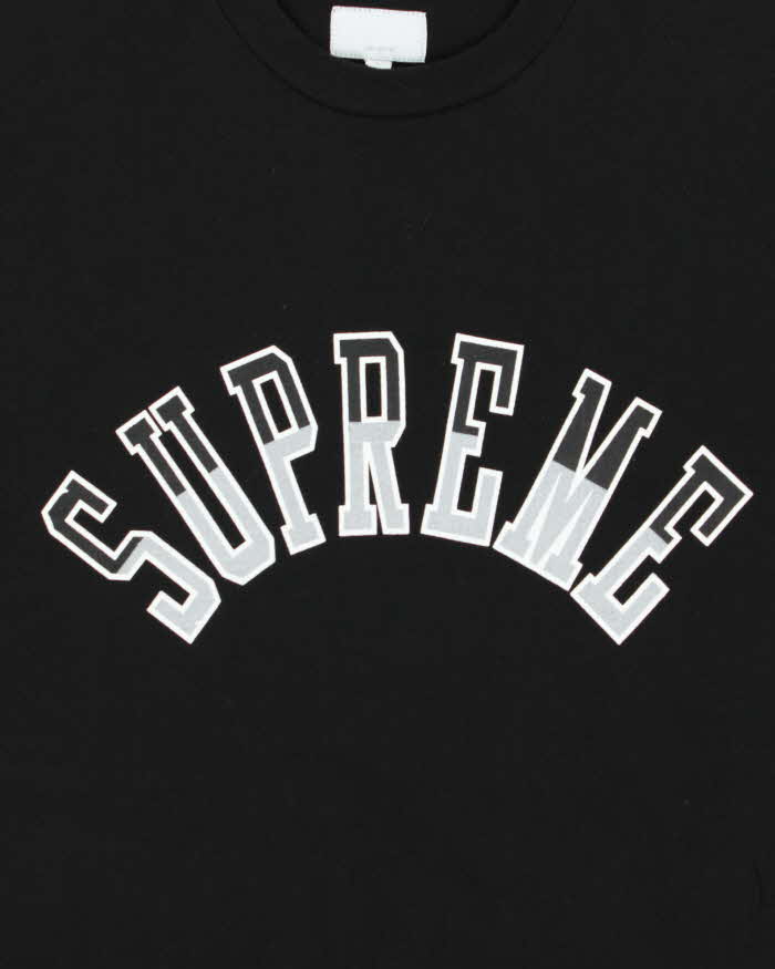 SS 2017 Supreme Arc Logo Black T-Shirt - L