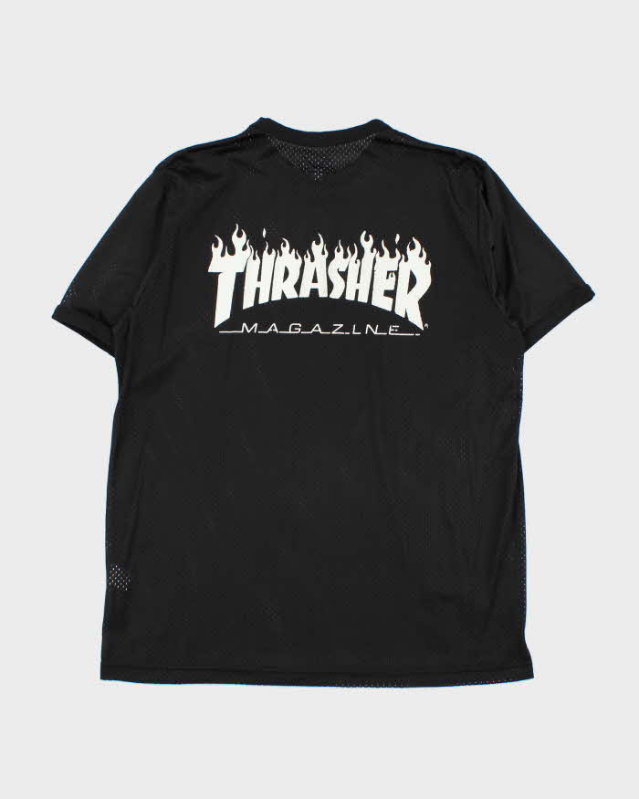 Supreme x Thrasher Black Crewneck Jersey - L