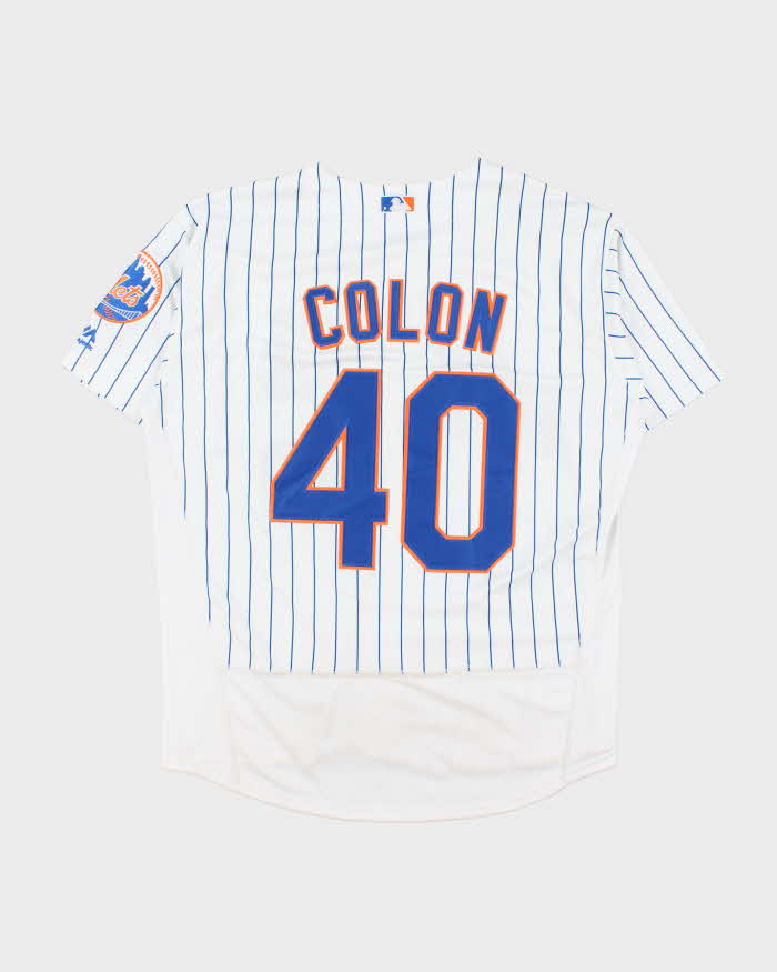 Majestic New York Mets Bartolo Colon Baseball Jersey - M