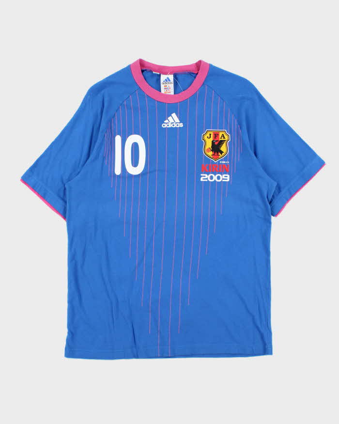 Vintage 2009 Adidas Japan Kirin Challenge Cup Football T-Shirt - L