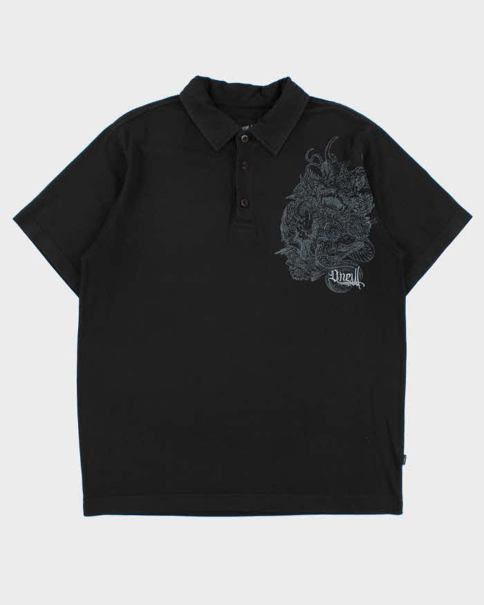 Vintage Y2K 00s O'Neill Graphic Short Sleeve Polo Shirt - L – Rokit
