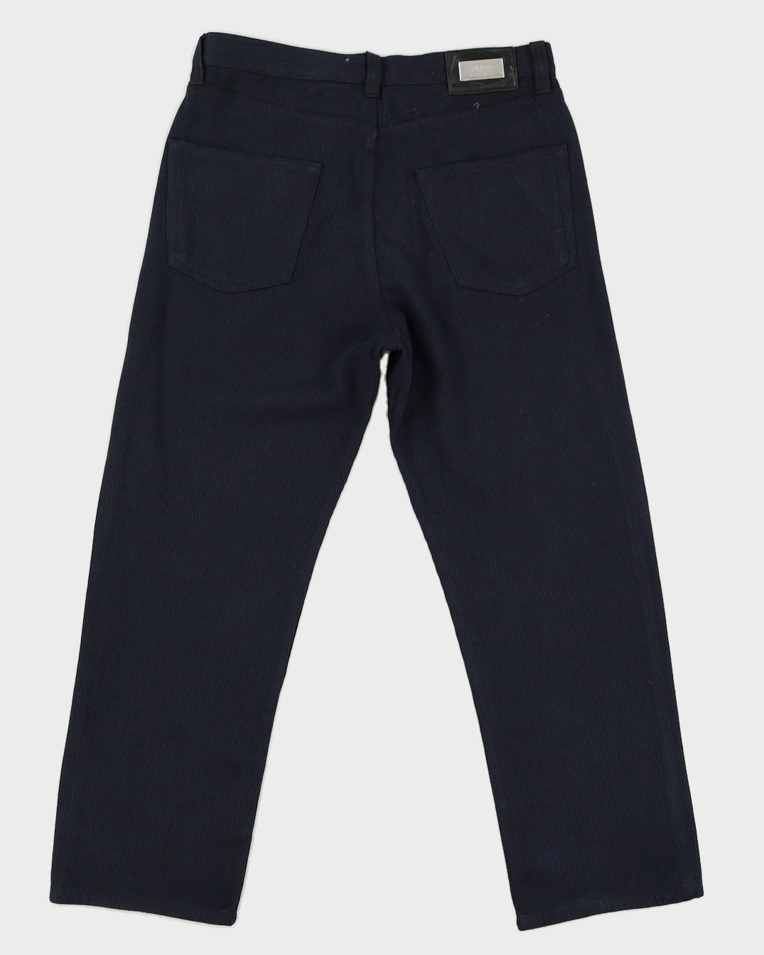 Boss By Hugo Boss Navy Ribbed Trousers - W32 L36