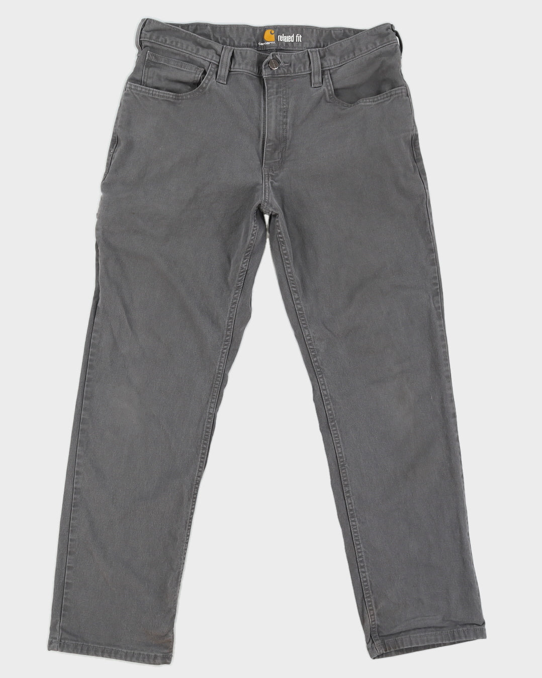 Carhartt Grey Relaxed Fit Trousers - W35 L30