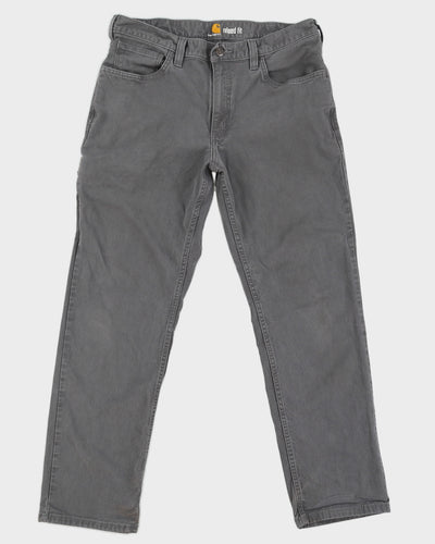 Carhartt Grey Relaxed Fit Trousers - W35 L30