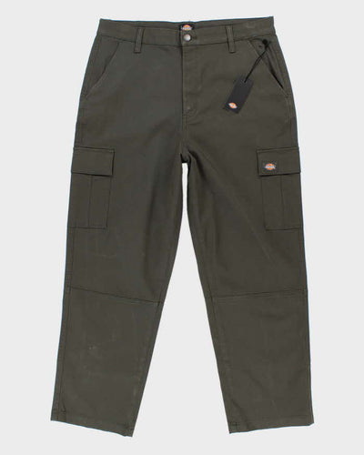 Deadstock Mens Olive Green Dickies Trousers - M