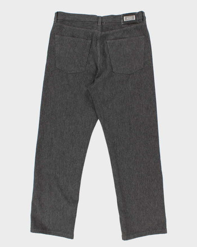 Mens Grey Boss Corduroy Trousers - W32 L30