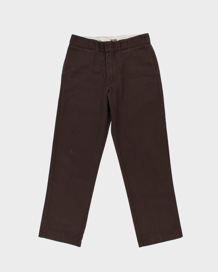 Dickies 874 Brown Trousers - W34 L31