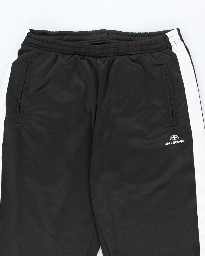 Vintage Balenciaga Side Stripe Straight Leg Tracksuit Bottoms - W28 L28