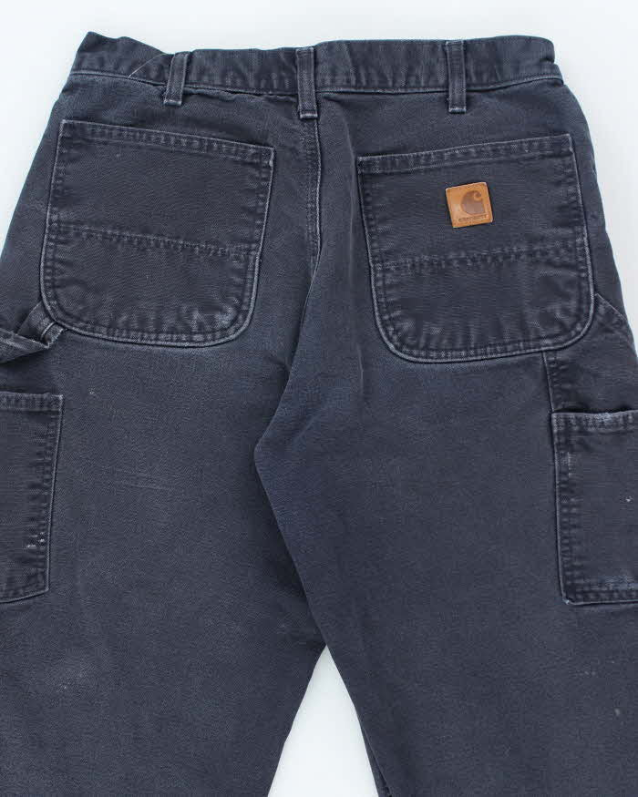 Vintage 00s Carhartt Navy Workwear Trousers - W30 L31