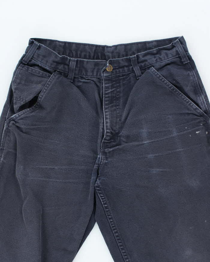 Vintage 00s Carhartt Navy Workwear Trousers - W30 L31