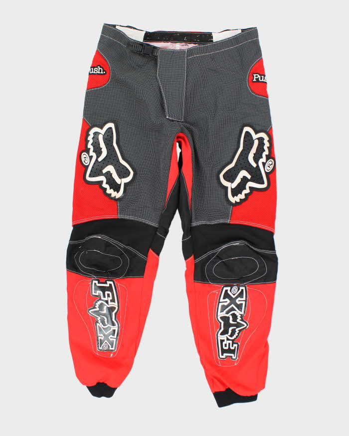 Pantalon poids lourd Fox Racing Motocross vintage des années 90 W34 L30