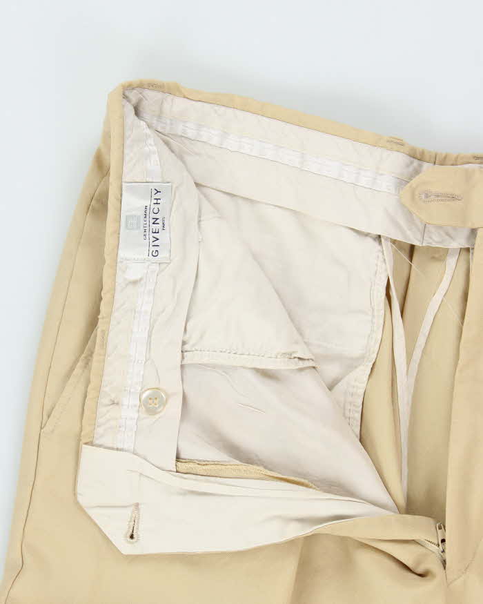 Vintage 1990s Givenchy Gentleman Wide Straight Fit Trousers - W34 L32