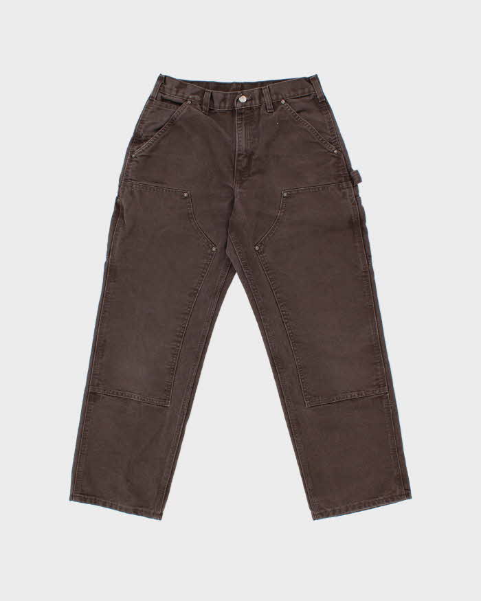 Vintage Carhartt B136 DKB Double Front Washed Duck Canvas Original