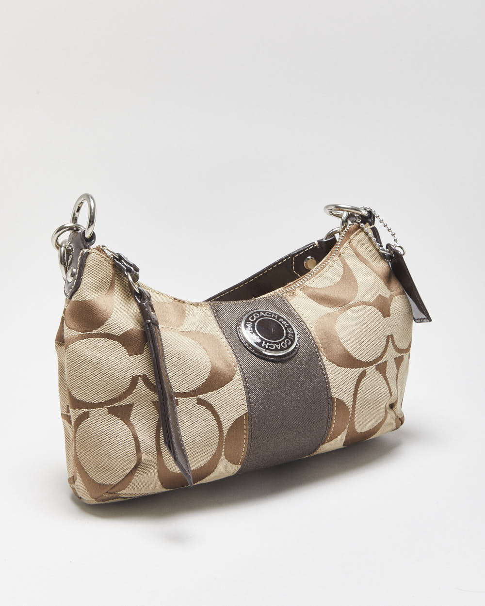 Vintage Y2K 2000s Coach Signature Demi Handbag – Rokit