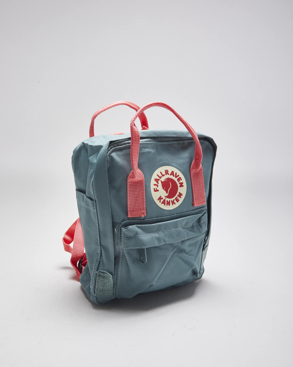 fjällräven kånken mini frost green-peach pink Fjallraven Kanken Mini Rucksack – Rokit
