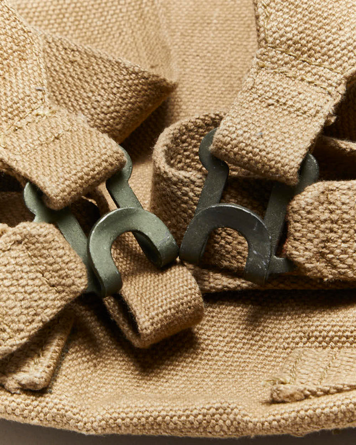 50s Vintage Danish Army Small Canvas Back Pack