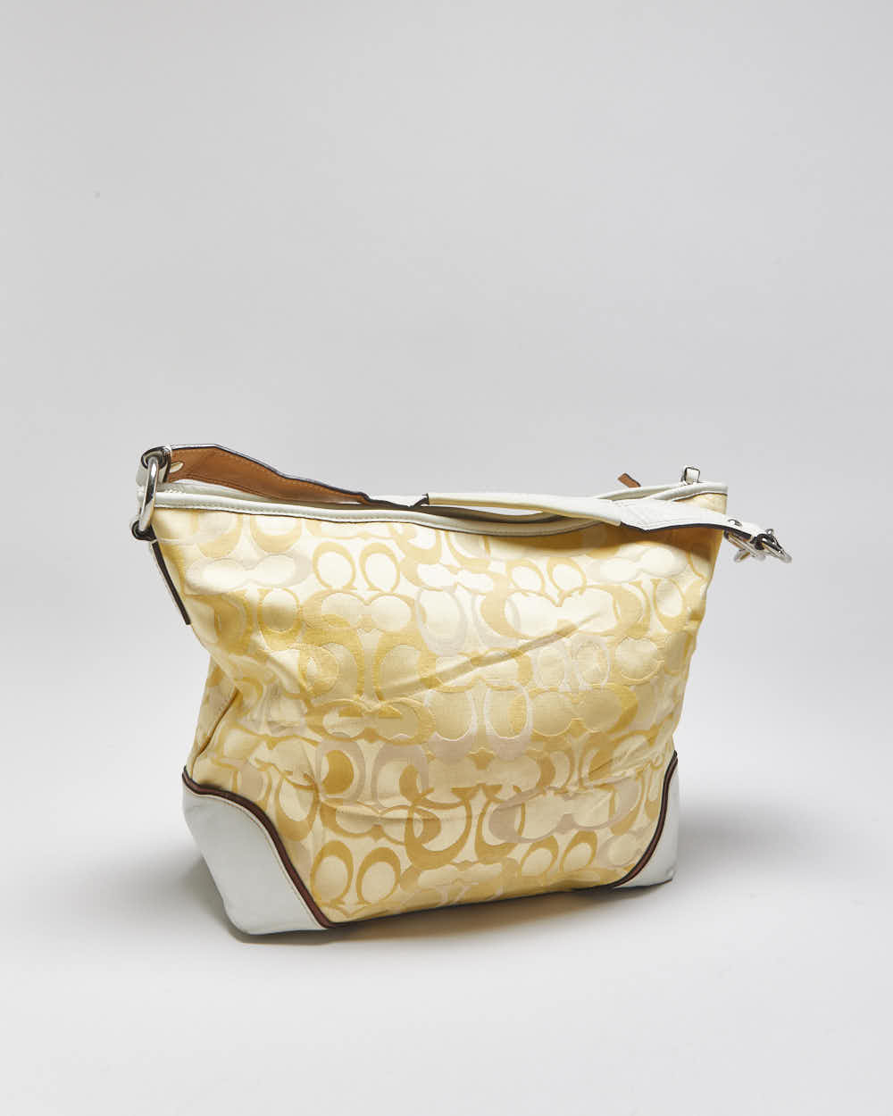 バッグ COACH handbag Signature y2k 00s archive Vintage Y2k 2000s Coach Sarah Optic Signature Handbag – Rokit