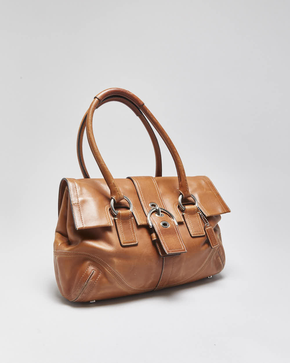 Vintage Y2k 2000s Coach Soho Leather Satchel Handbag – Rokit