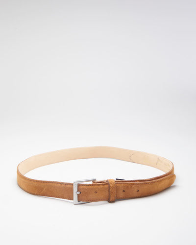 Distressed Fred Perry Leather Belt - 34