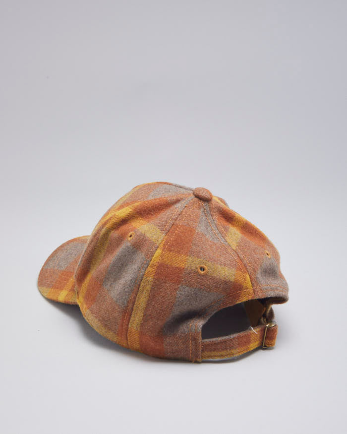 Wool Blend Plaid Cap