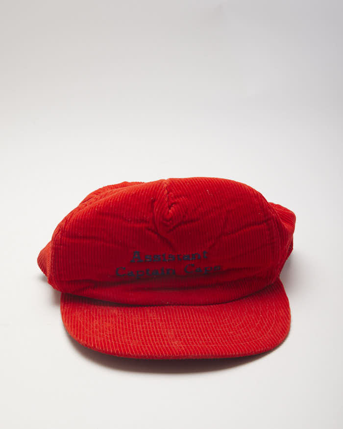 Vintage 80's Wilson Corduroy Trucker Cap - OS