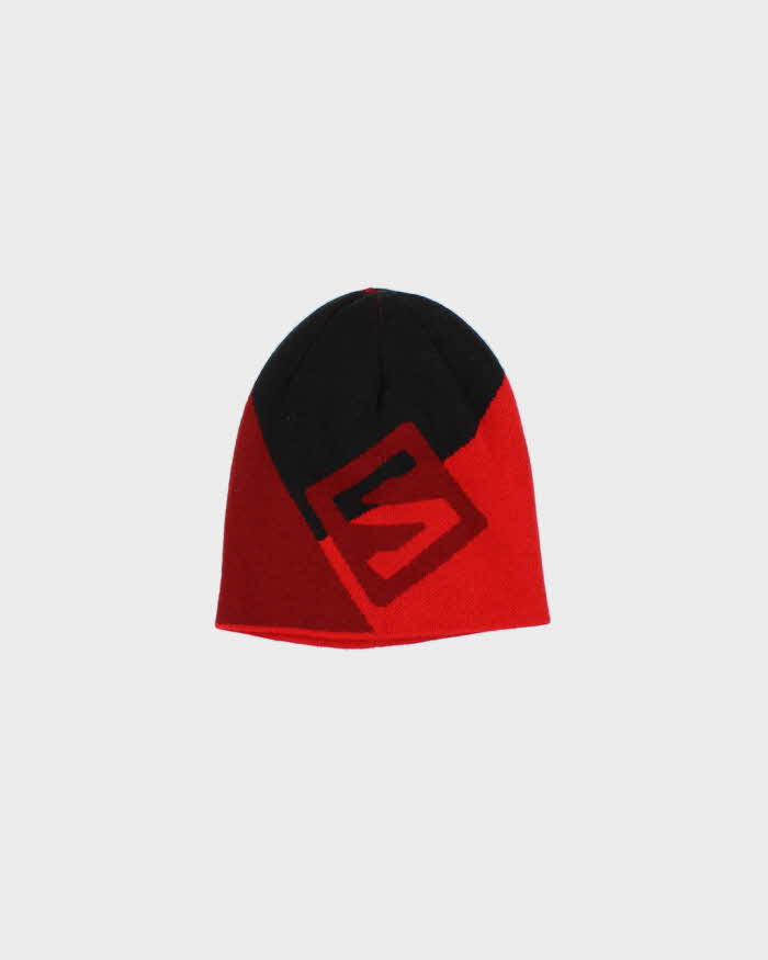 Vintage Salomon Reversible Logo Skull Cap Beanie