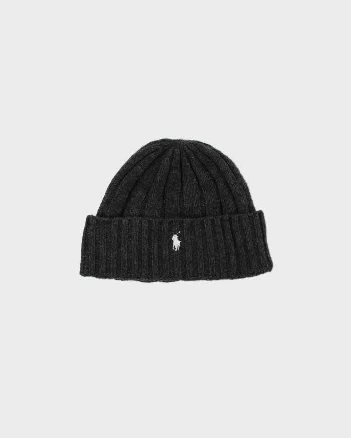 Vintage Polo Ralph Lauren Wool Blend Ribbed Beanie - OS