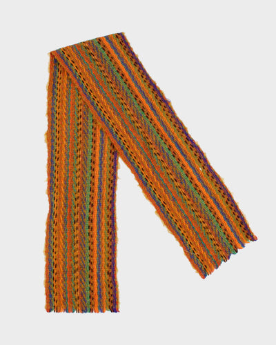 Vintage Madawaska Weavers Wool Scarf