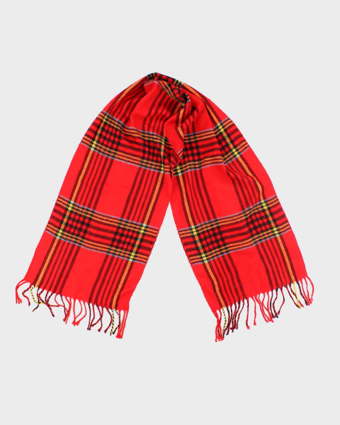 Vintage Royal Rossi Checked Cashmere Scarf