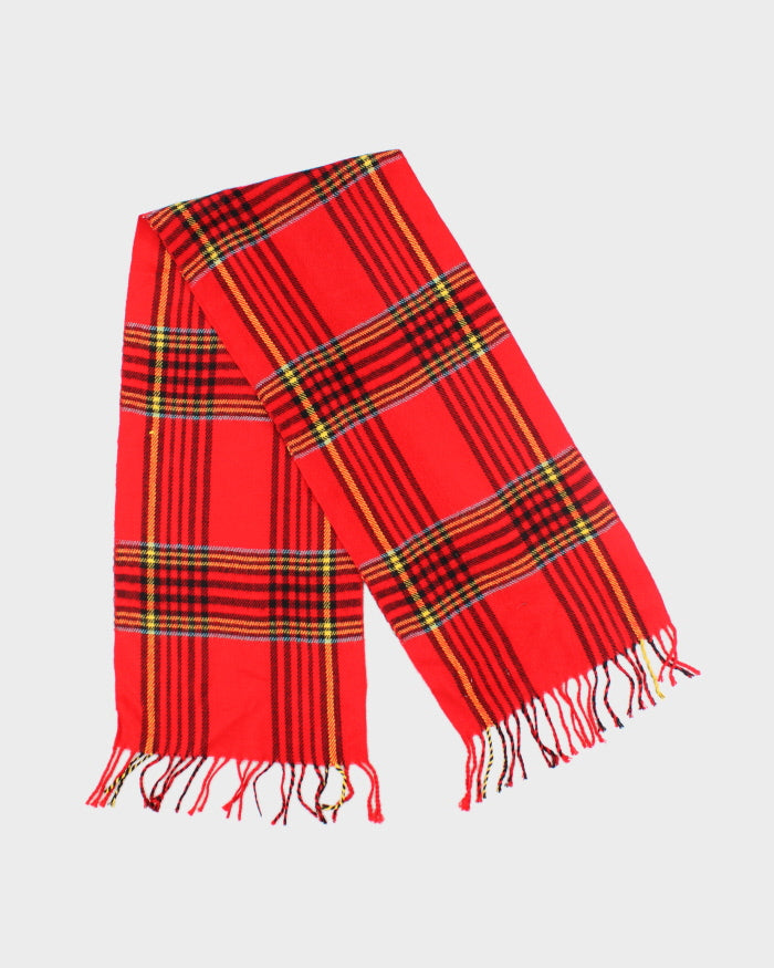 Vintage Royal Rossi Checked Cashmere Scarf