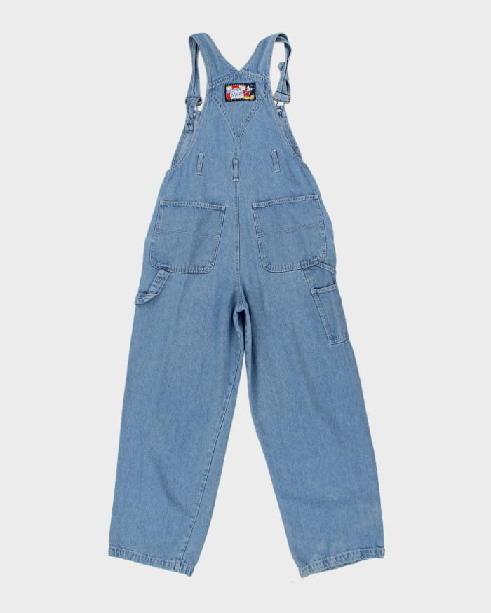 Vintage 90s Mickey Mouse Denim Dungarees - W32 L30