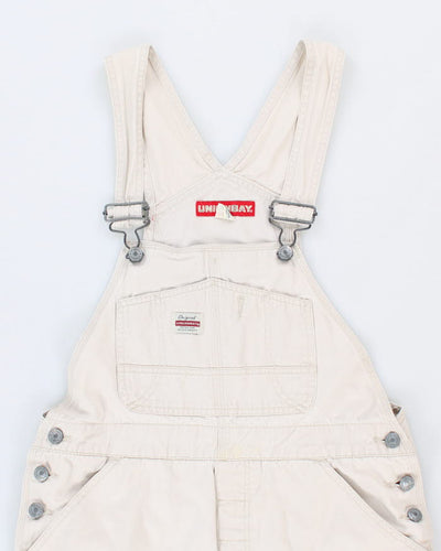 Vintage 90s Union Bay Cream Dungarees - S