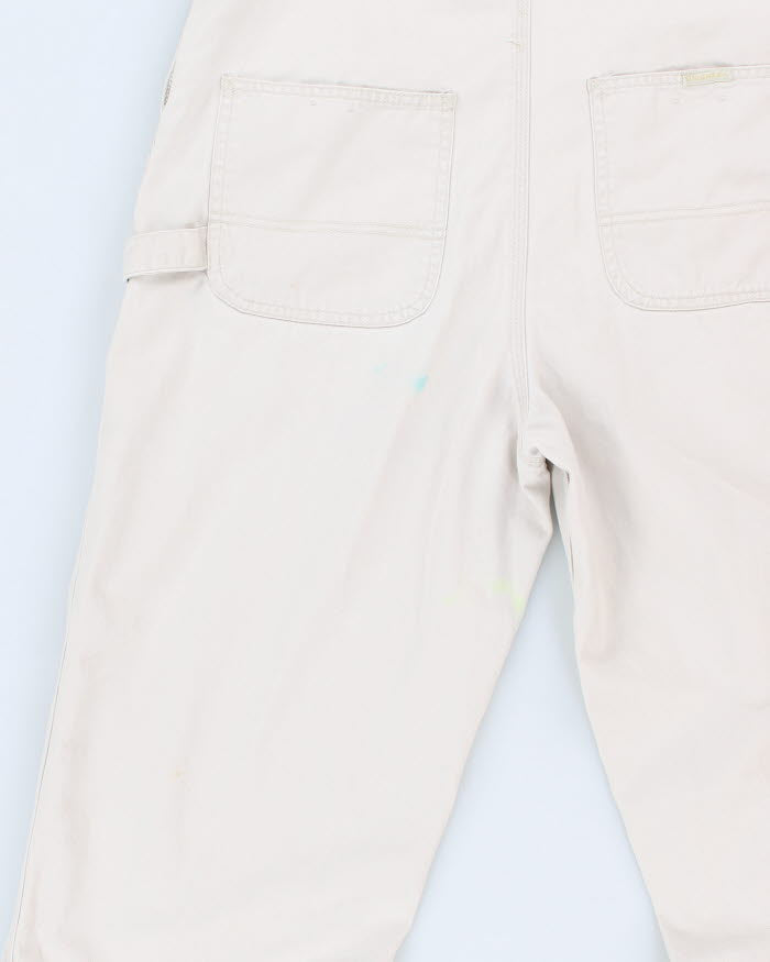 Vintage 90s Union Bay Cream Dungarees - S
