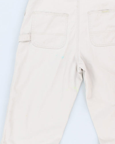 Vintage 90s Union Bay Cream Dungarees - S