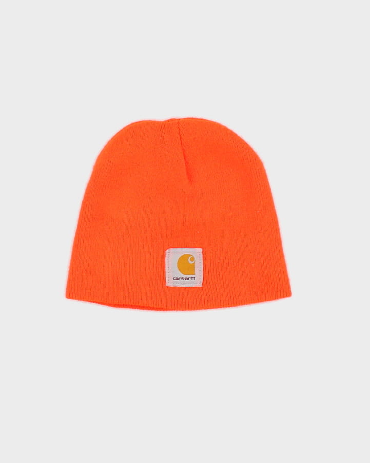 Carhartt bright orange beanie top