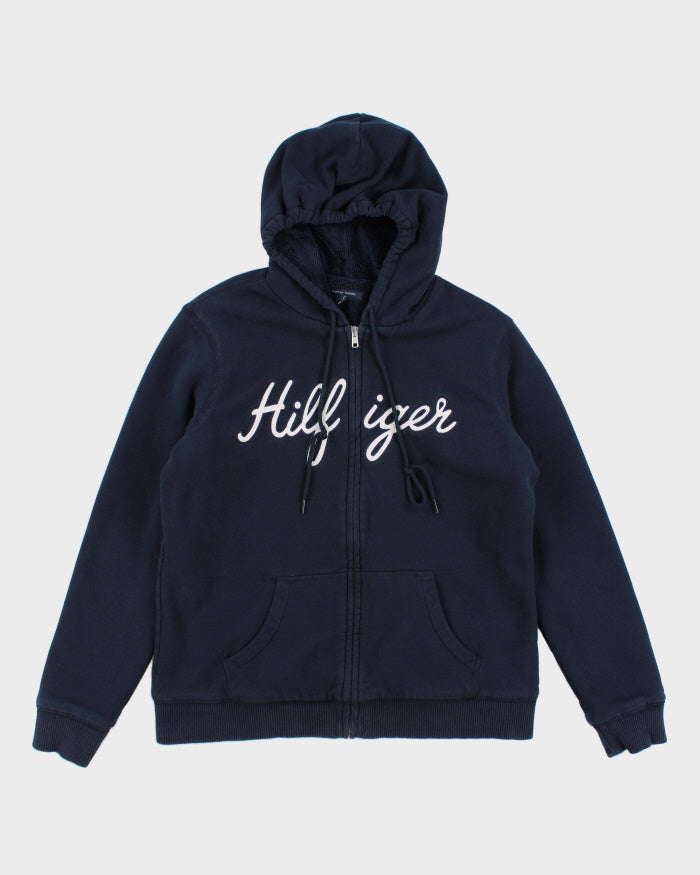 Tommy Hilfiger Hoodie Zip Hoodie With Fur Inside 00s Tommy