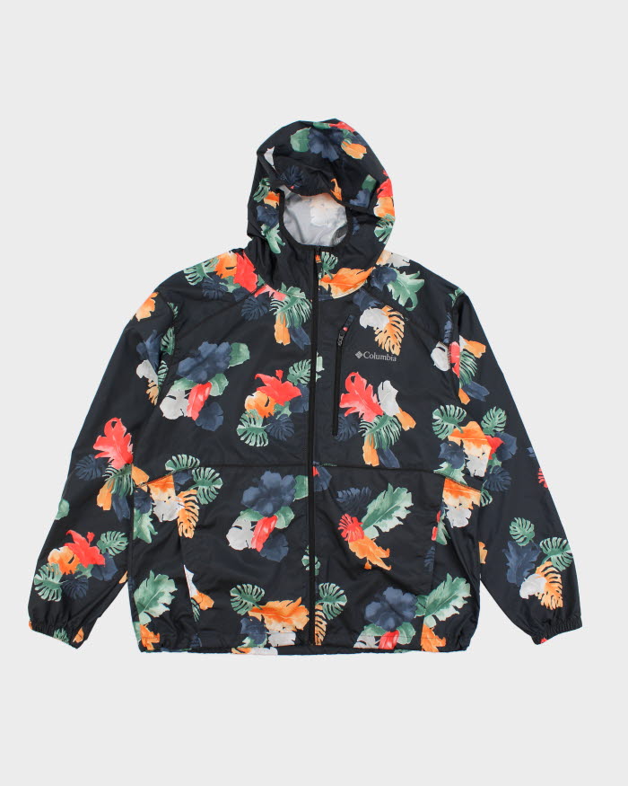 Floral windbreaker jacket store