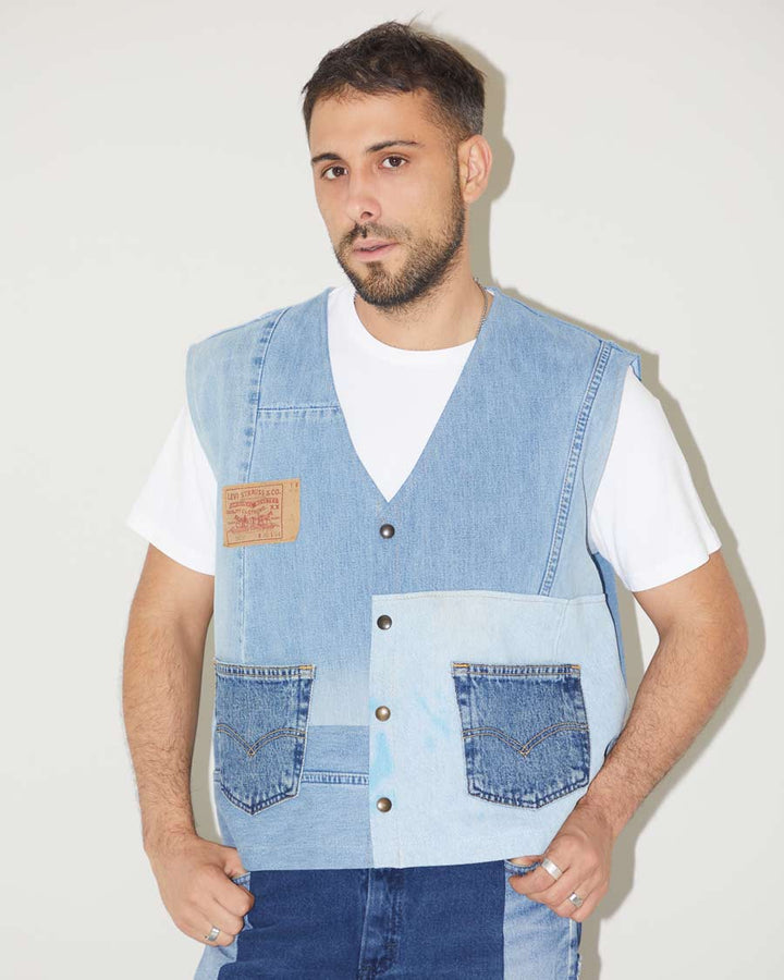 Rokit Originals Rework Levi Vest - M