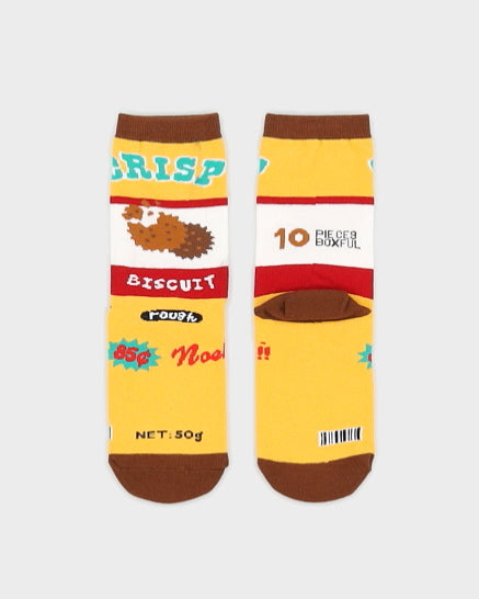 Biscuit Yellow Socks - One Size
