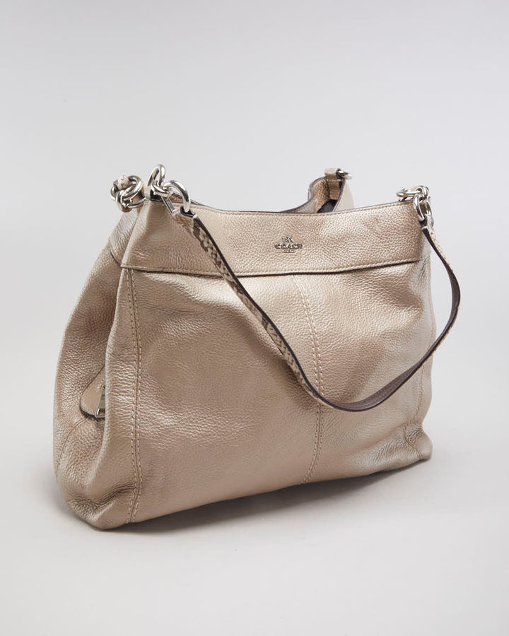 Coach Rose Gold Lexy Handbag - O/S