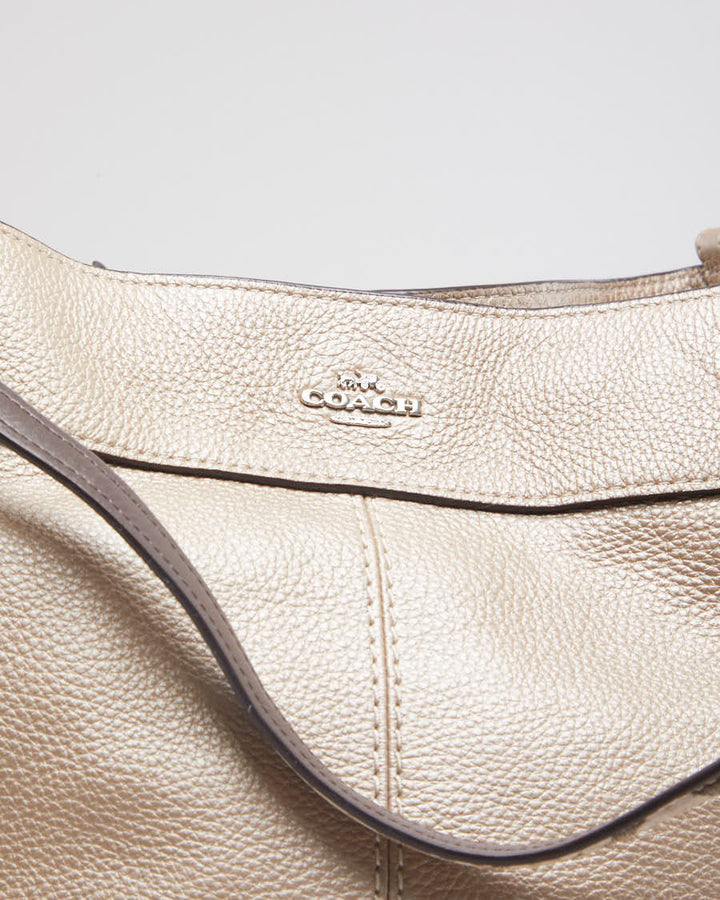 Coach Rose Gold Lexy Handbag - O/S