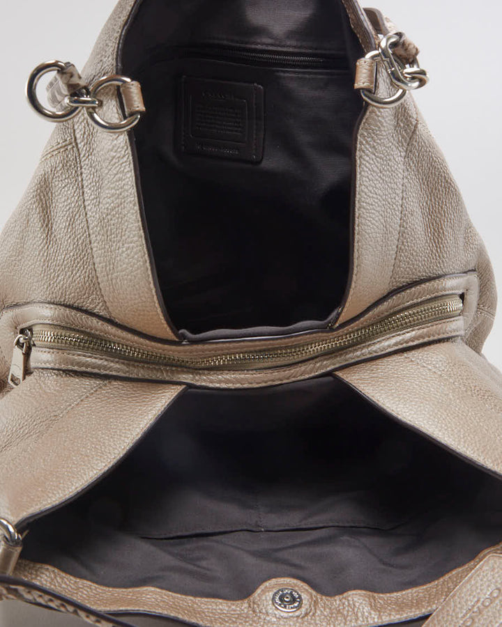 Coach Rose Gold Lexy Handbag - O/S