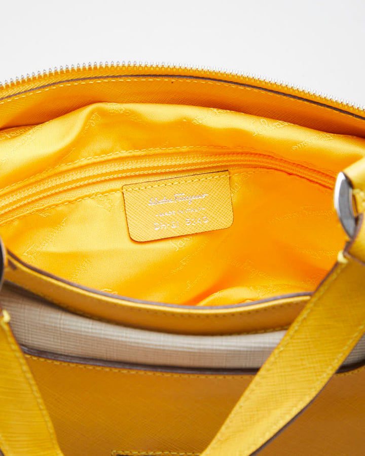 Salvatore Ferragamo by Autre Marque Yellow Bag