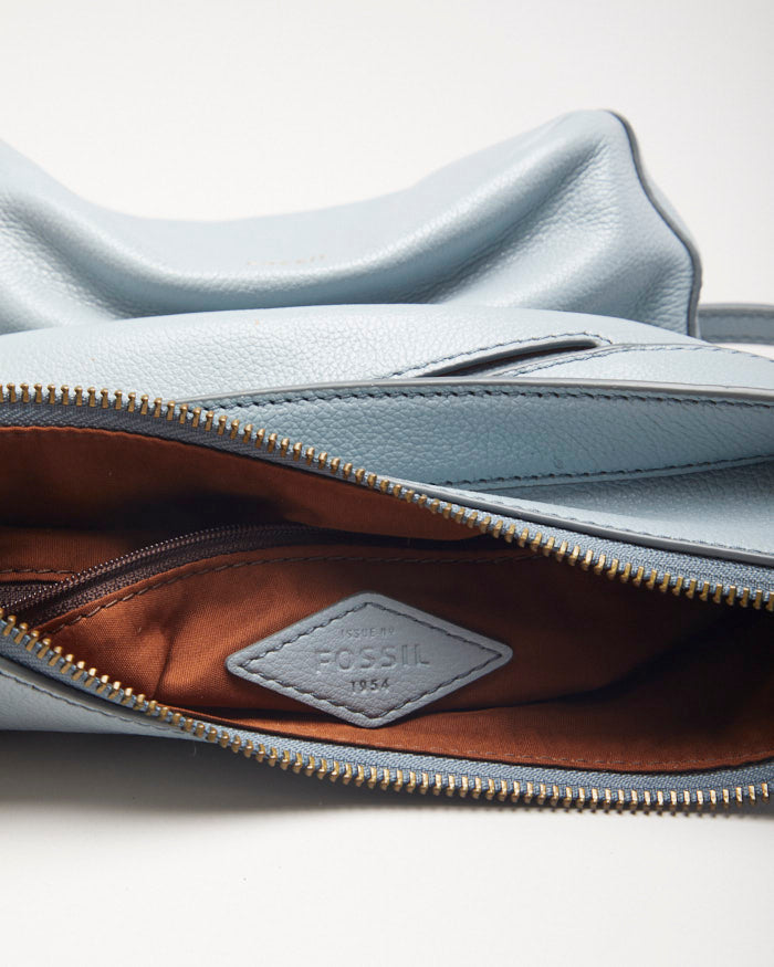 Fossil Light Blue CRossbody Bag