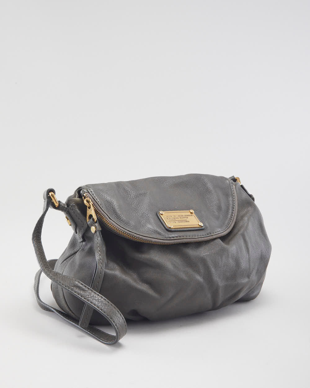 Marc Jacobs Grey Leather Cross body Bag Rokit