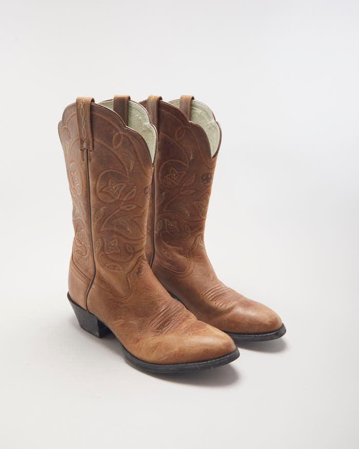 ARIAT Ariat Brown Cowboy Boots - UK4 \u2013 Rokit