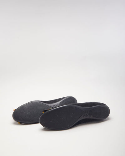 Roger Vivier Suede Ballet Flats - UK6.5