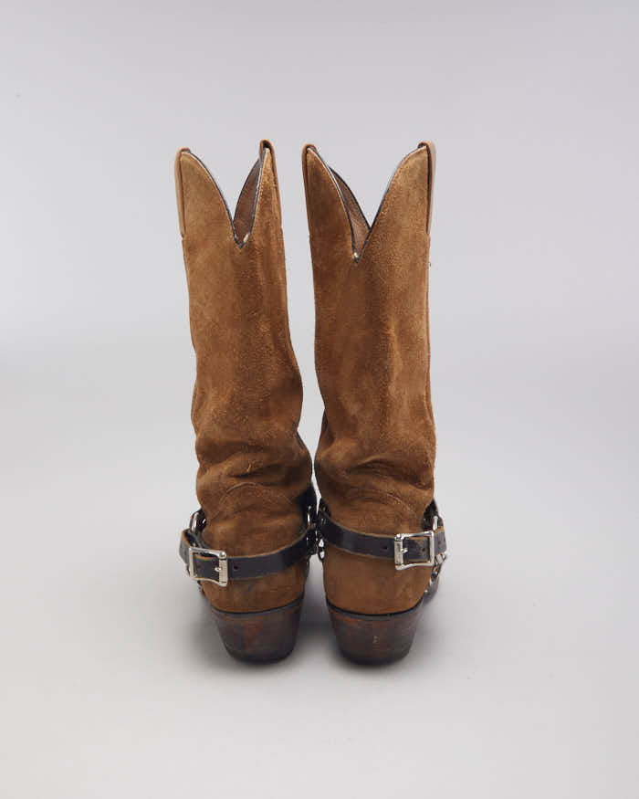 Vintage Boulet Cowboy Boots - UK4